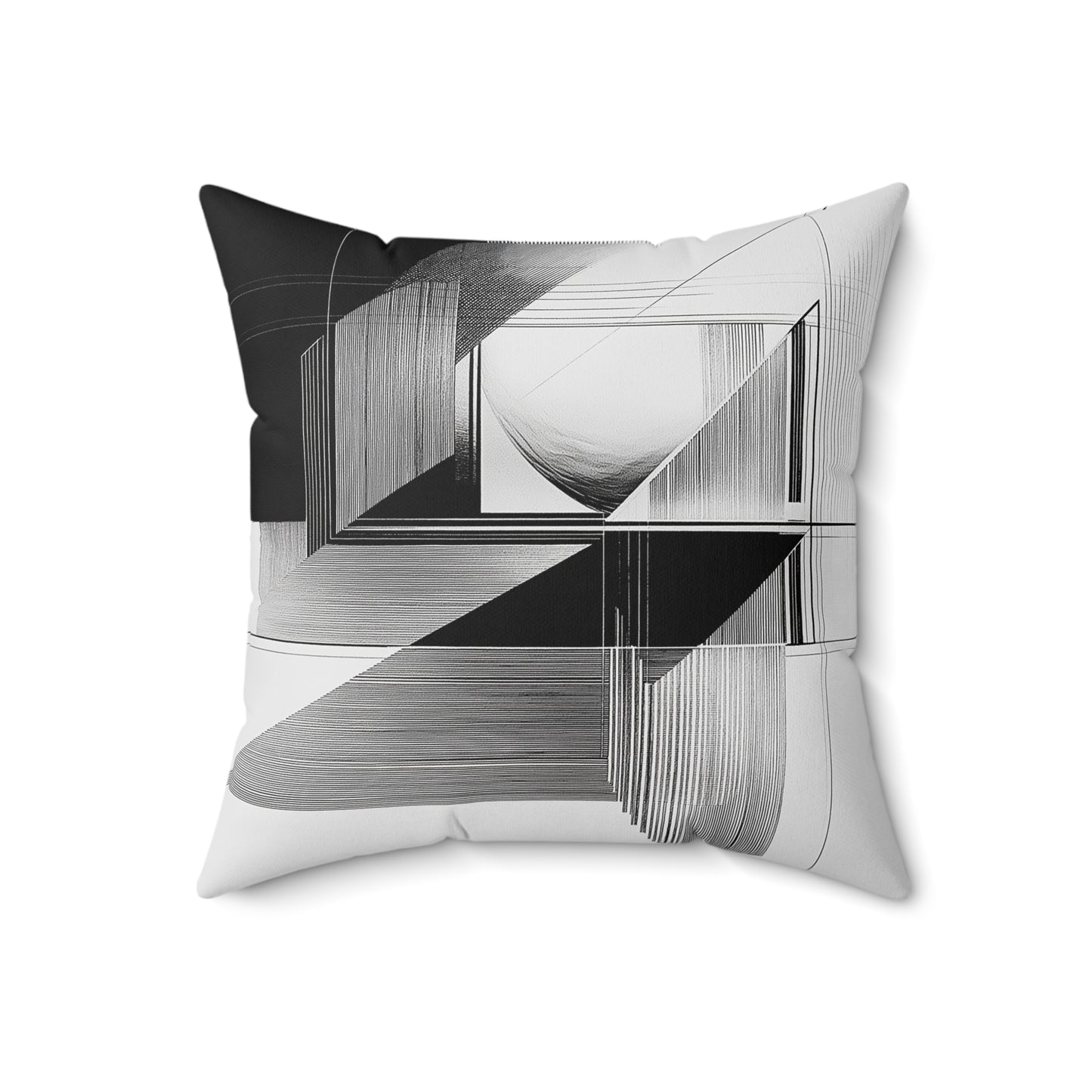 Modern Geometric Throw Pillow | Minimalist Home Decor, Accent Pillow, Unique Gift Idea, Cozy Living Room, Stylish Sofa Accessory