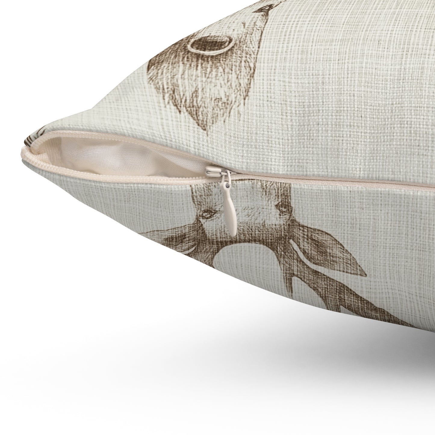 Rustic Deer Print Decor Pillow | Cozy Home Accents, Throw Pillow for Cabin Decor, Nature Lover Gift, Winter Vibes