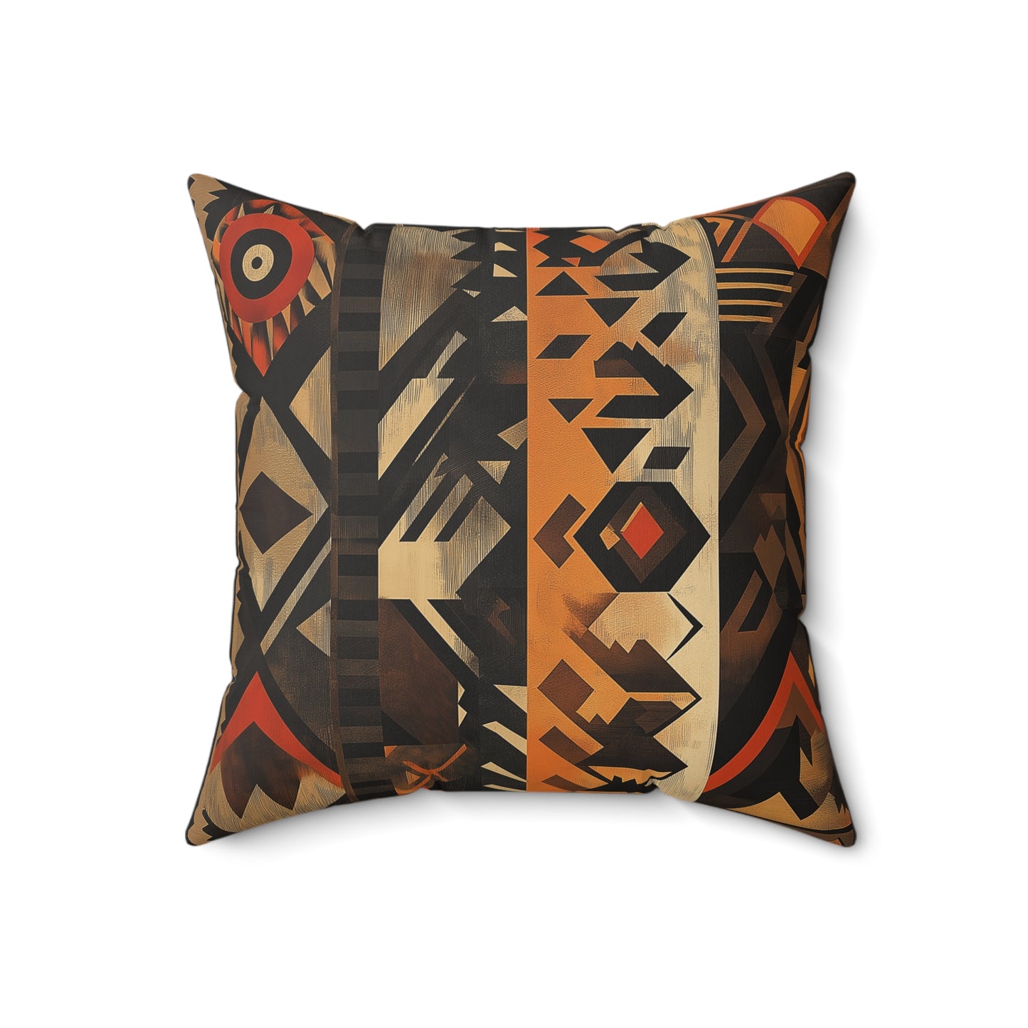 Tribal Pattern Decorative Pillow, Bohemian Home Decor, Couch Cushion, Aztec Throw Pillow, Tribal Art Pillow