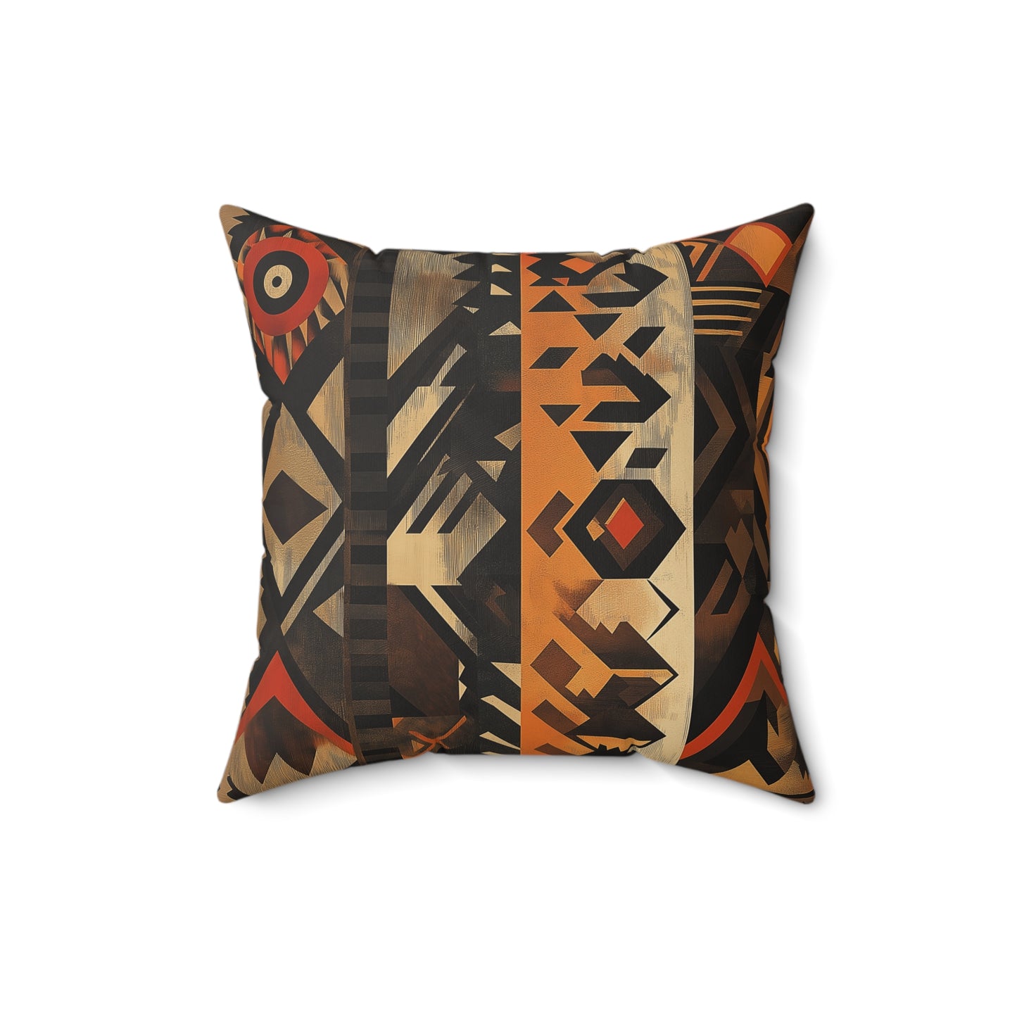 Tribal Pattern Decorative Pillow, Bohemian Home Decor, Couch Cushion, Aztec Throw Pillow, Tribal Art Pillow