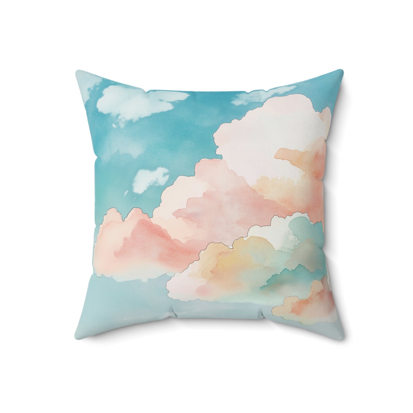 Cloudy Dreams Accent Pillow, Cozy Home Decor, Gift for Dreamers, Relaxing Atmosphere, Boho Style Sofa Cushion