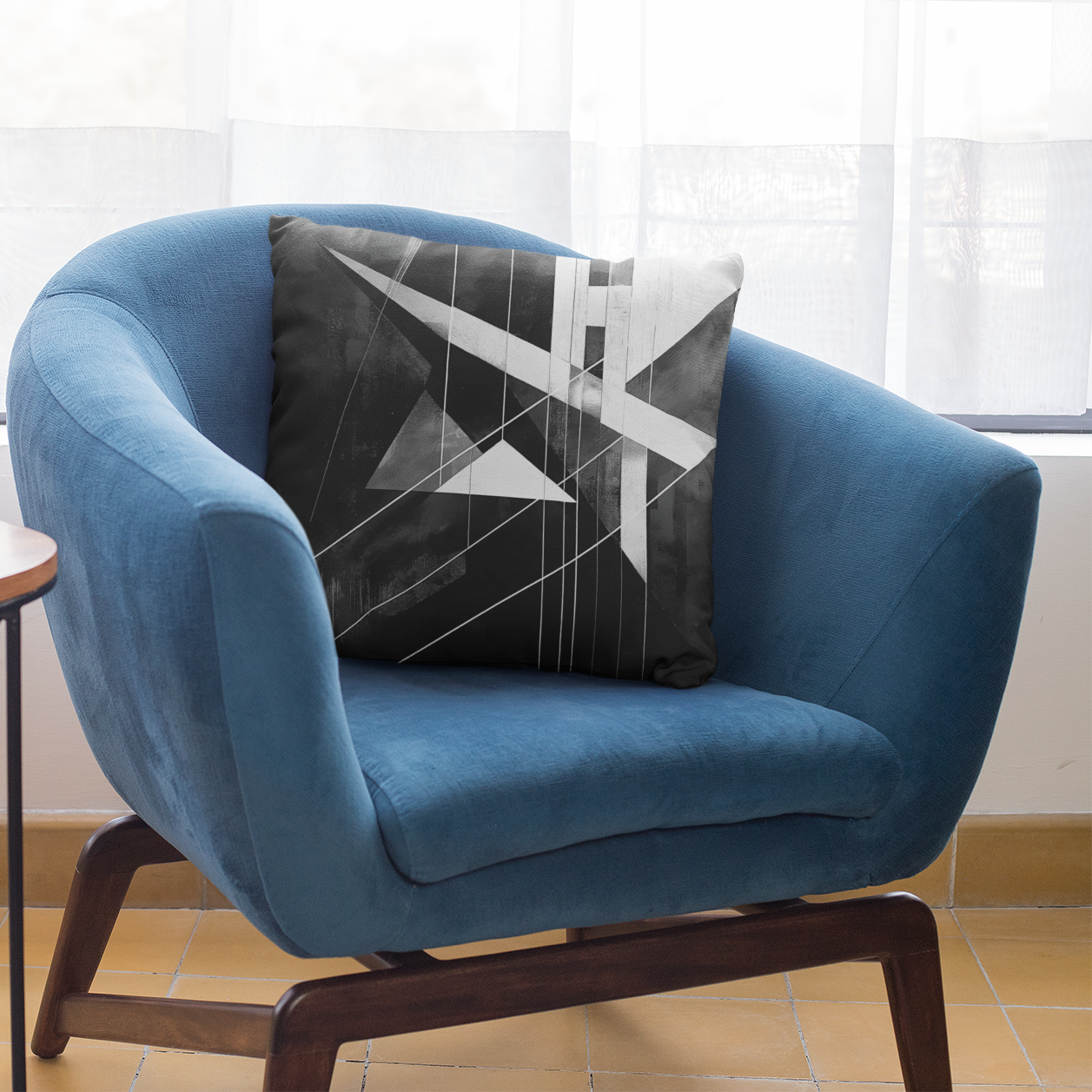 Modern Geometric Pillow