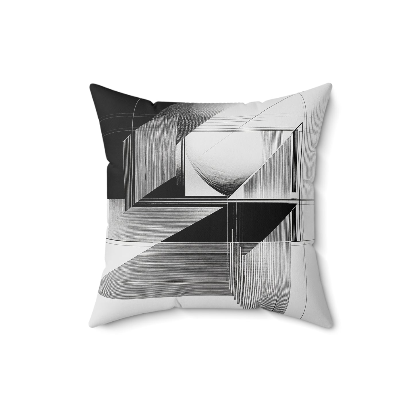 Modern Geometric Throw Pillow | Minimalist Home Decor, Accent Pillow, Unique Gift Idea, Cozy Living Room, Stylish Sofa Accessory