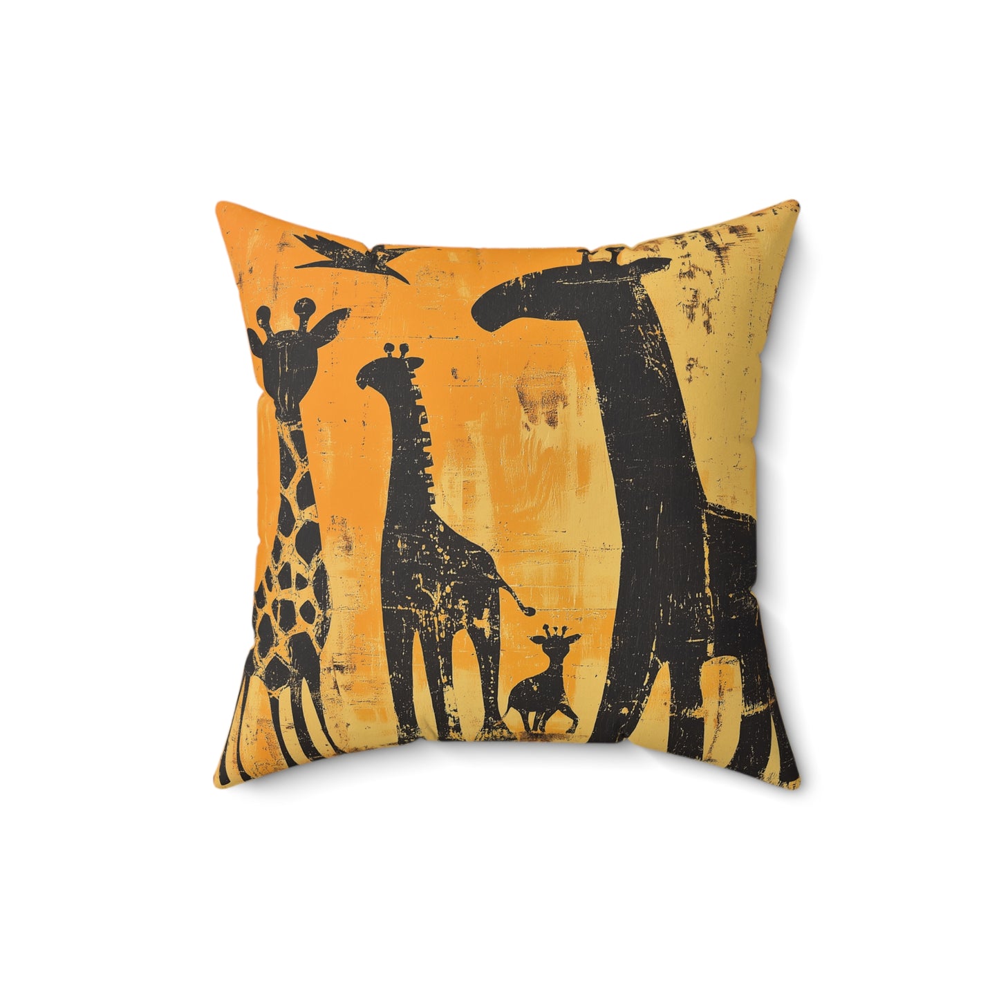 Safari Giraffe Throw Pillow, Animal Decor, Jungle Home Accents, Kids Room Decor, Gift for Animal Lovers