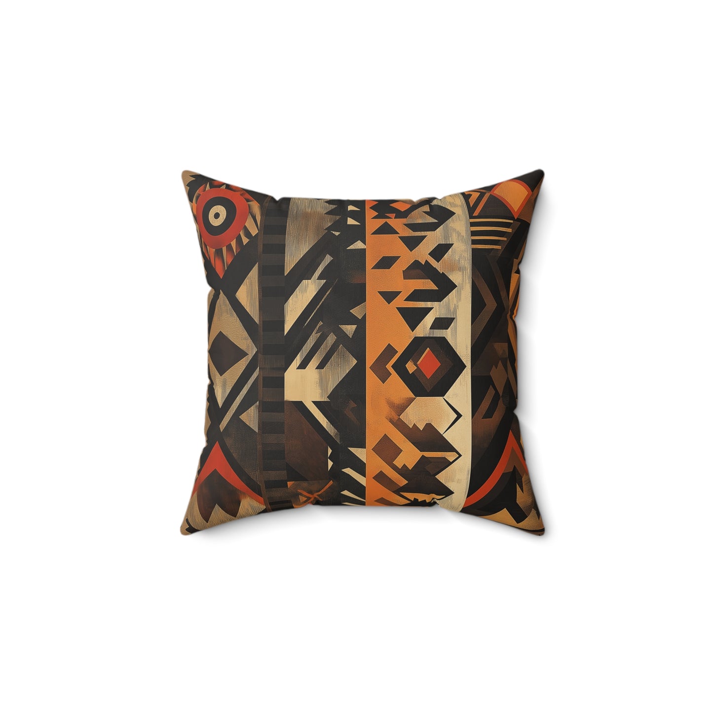 Tribal Pattern Decorative Pillow, Bohemian Home Decor, Couch Cushion, Aztec Throw Pillow, Tribal Art Pillow