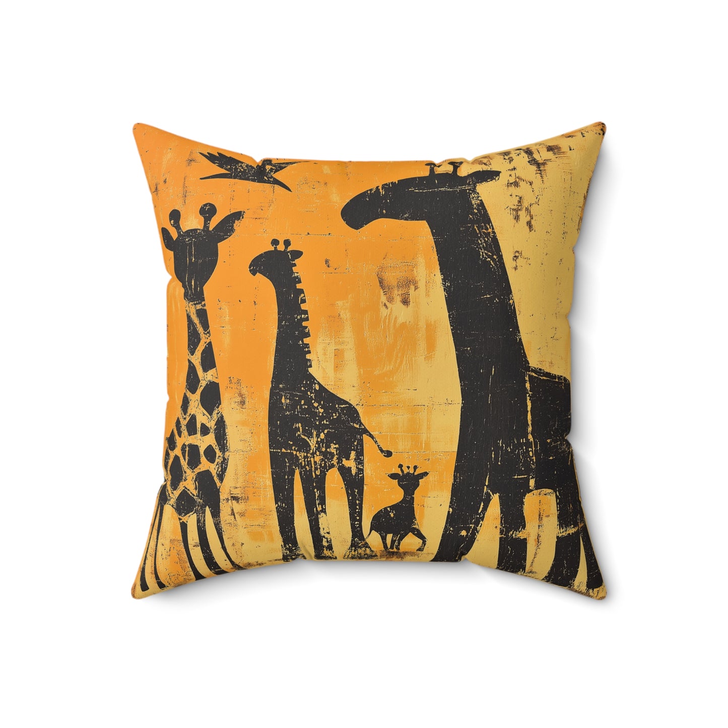 Safari Giraffe Throw Pillow, Animal Decor, Jungle Home Accents, Kids Room Decor, Gift for Animal Lovers