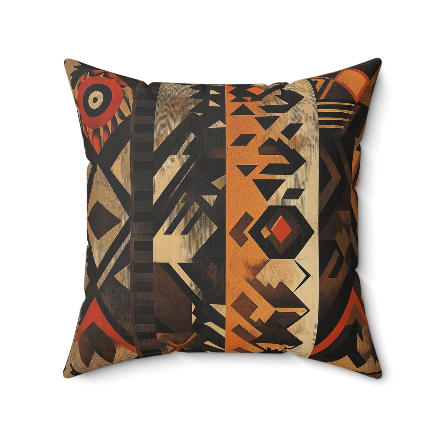 Tribal Pattern Decorative Pillow, Bohemian Home Decor, Couch Cushion, Aztec Throw Pillow, Tribal Art Pillow