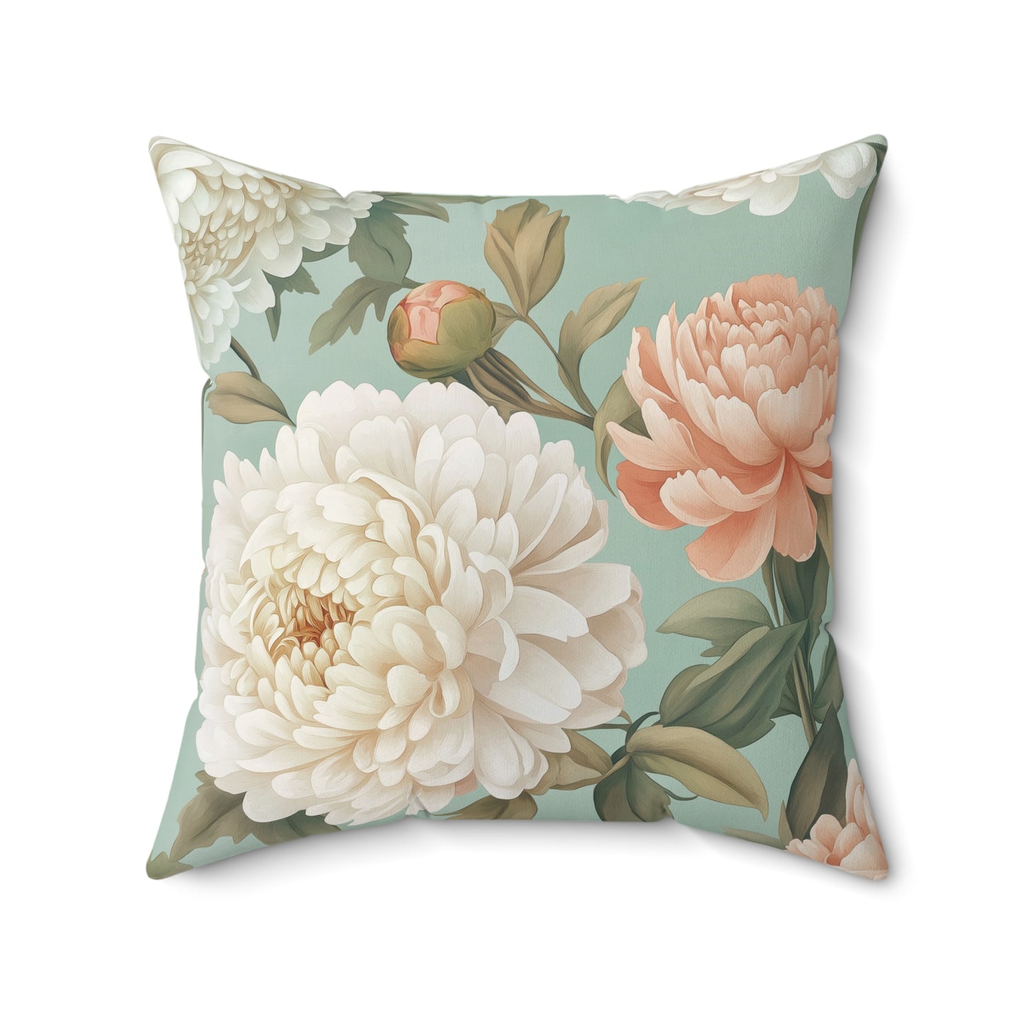 Floral Decorative Pillow Cover, Cozy Home Accent, Gifts for Her, Floral Couch Pillow, Living Room Decor, Boho Bedroom