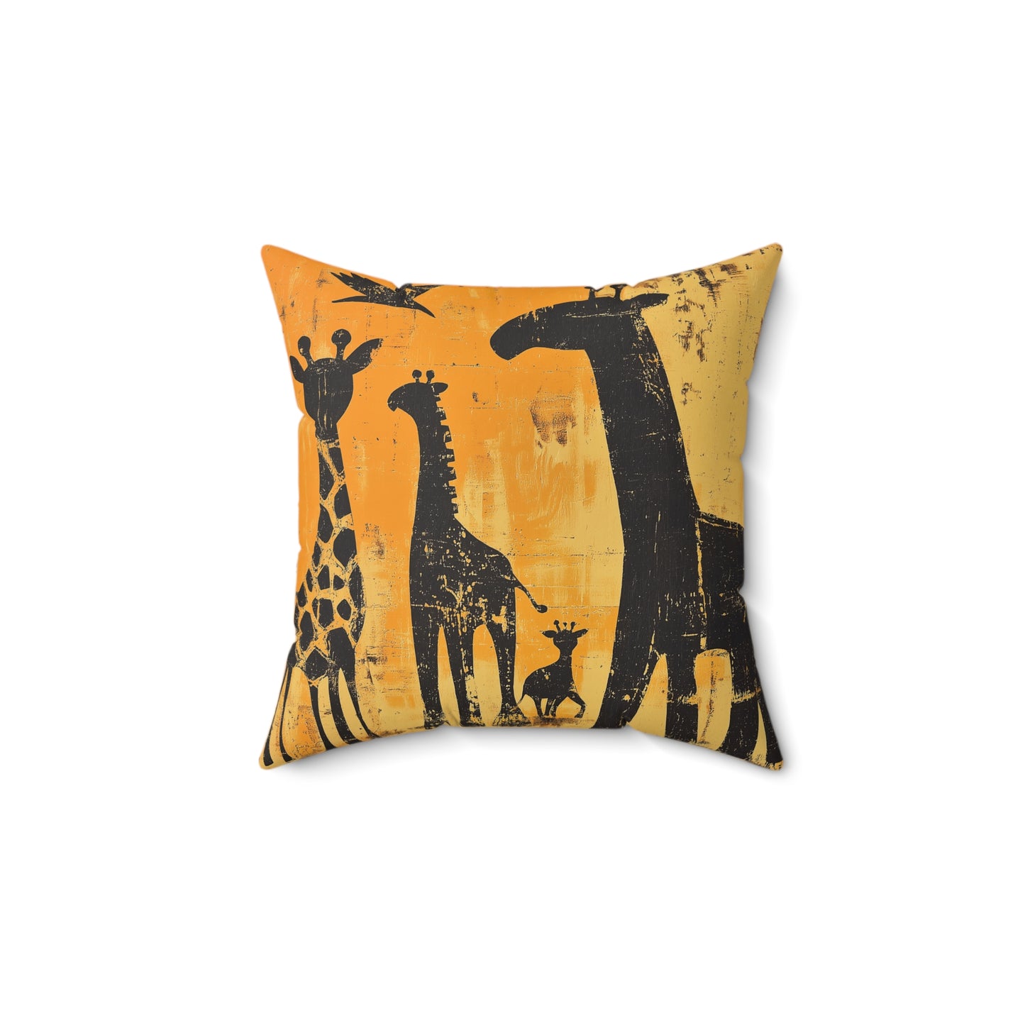 Safari Giraffe Throw Pillow, Animal Decor, Jungle Home Accents, Kids Room Decor, Gift for Animal Lovers