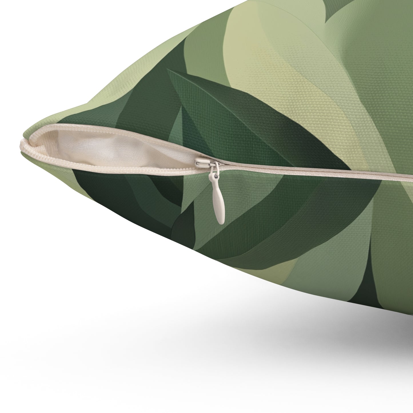 Botanical Leaf Throw Pillow – Nature-Inspired Accent Cushion