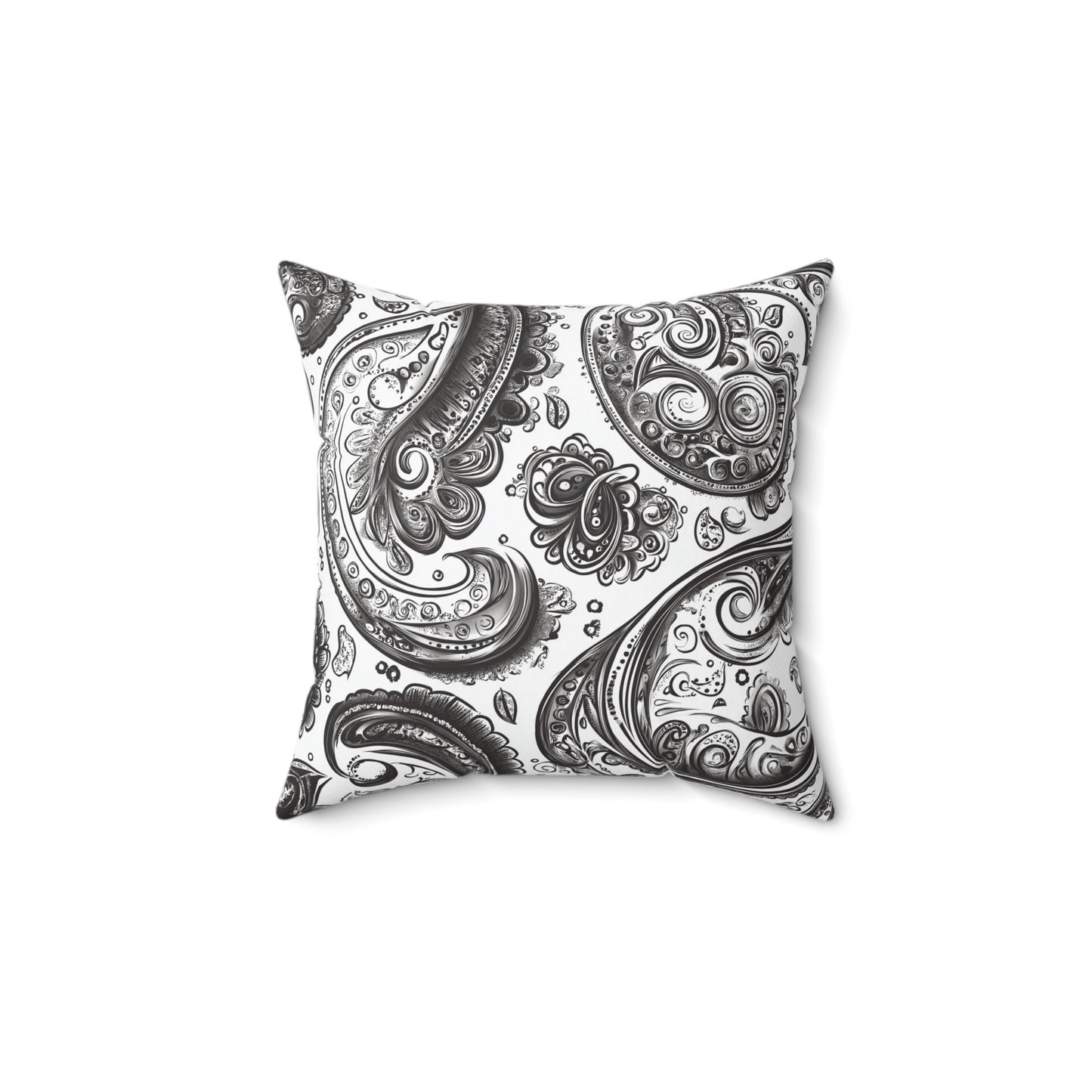 Elegant Paisley Print Throw Pillow – Chic Accent Cushion for Home