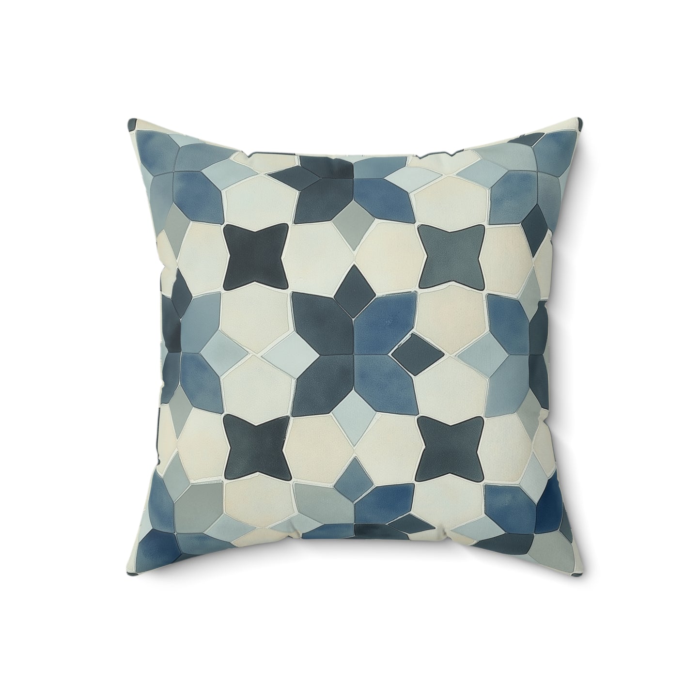 Geometric Pattern Throw Pillow – Modern Decorative Cushion for Home