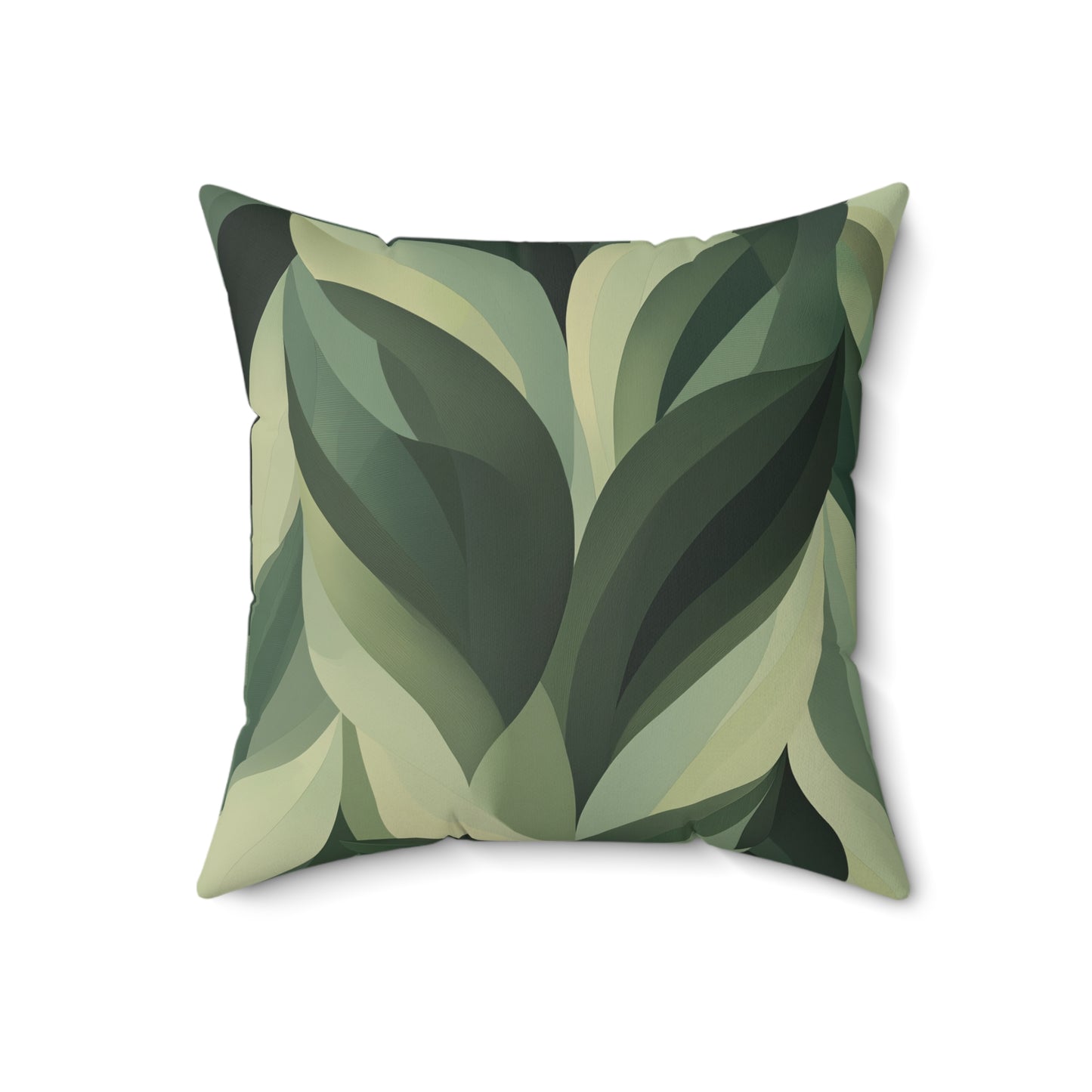 Botanical Leaf Throw Pillow – Nature-Inspired Accent Cushion