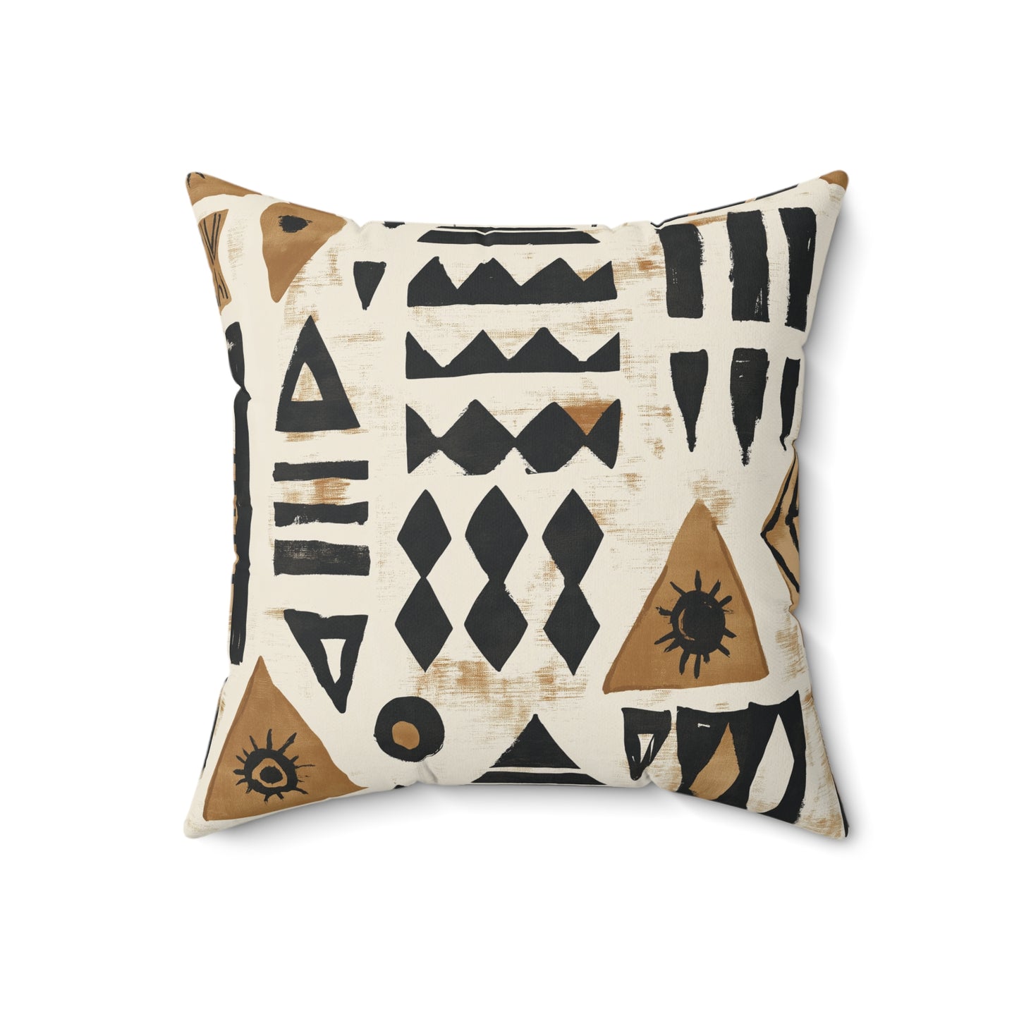 Boho Geometric Throw Pillow – Modern Accent Cushion for Sofa or Bed