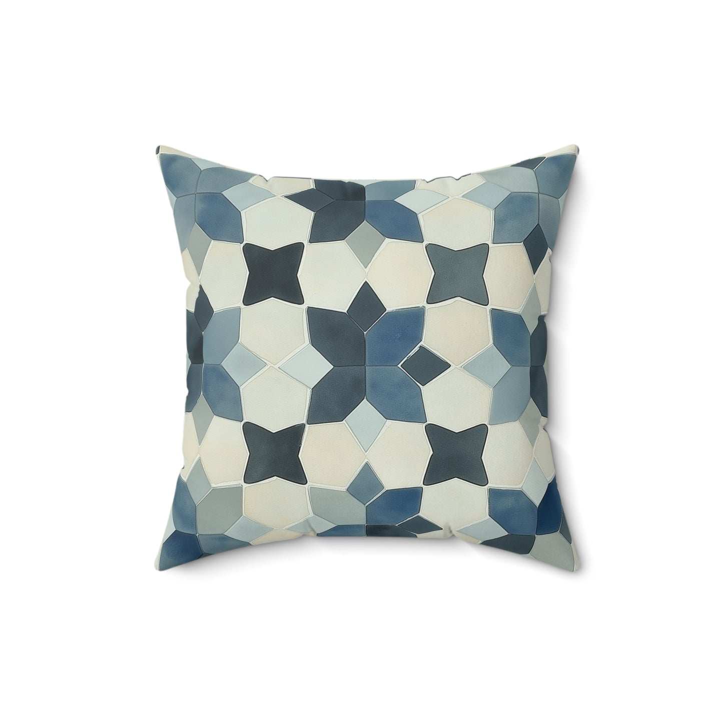 Geometric Pattern Throw Pillow – Modern Decorative Cushion for Home