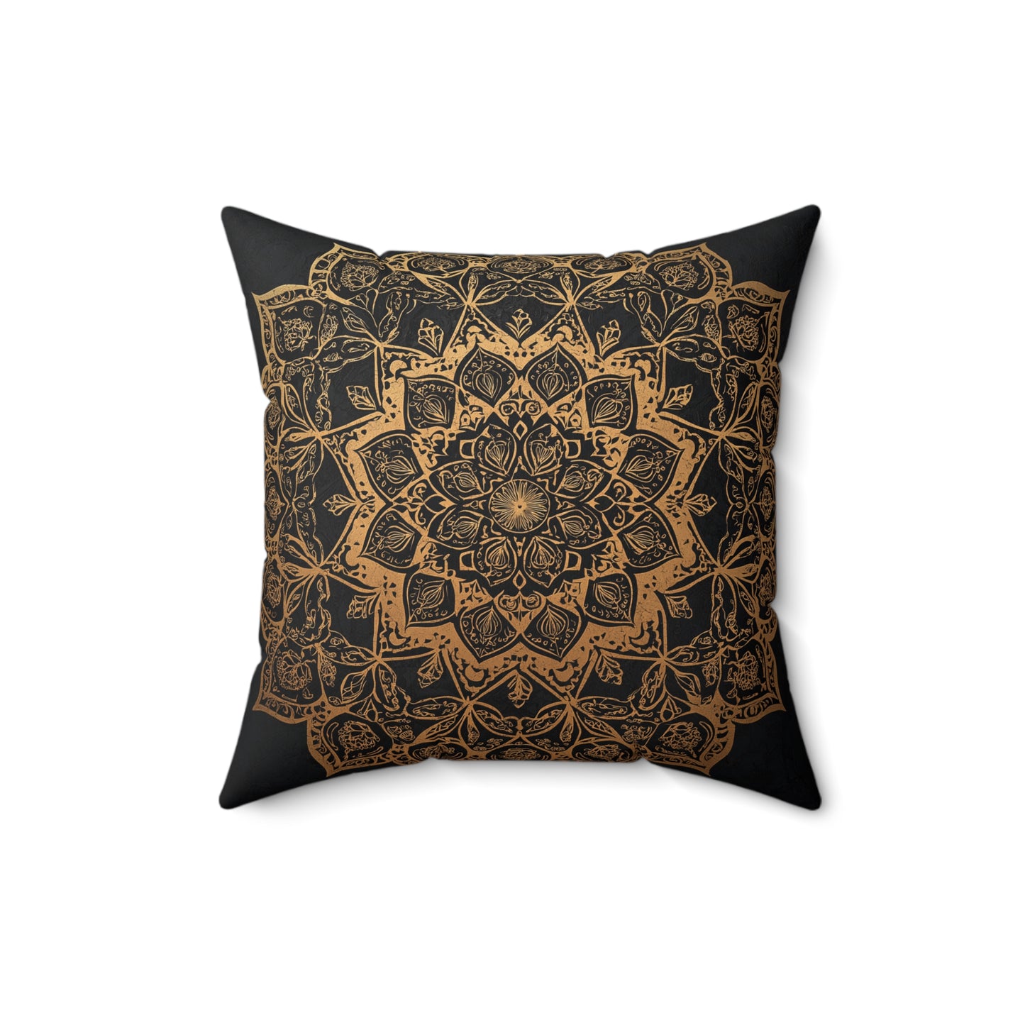 Bohemian Mandala Throw Pillow – Meditation Inspired Accent Cushion