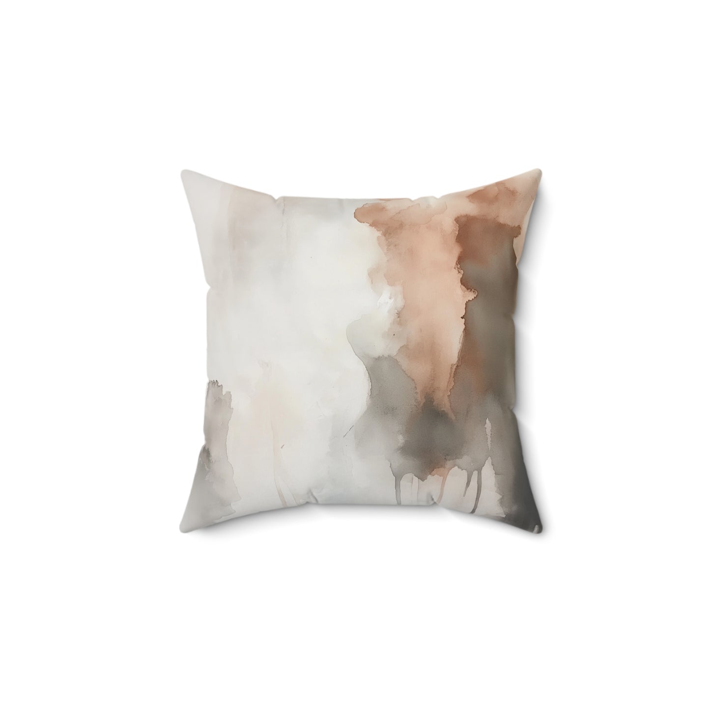 Artistic Abstract Throw Pillow – Soft Square Accent Cushion for Modern Home
