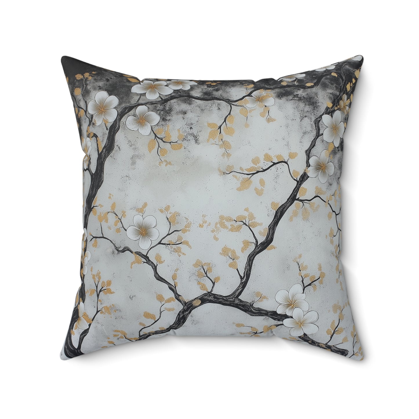 Elegant Floral Throw Pillow – Modern Accent Cushion for Plant Lovers