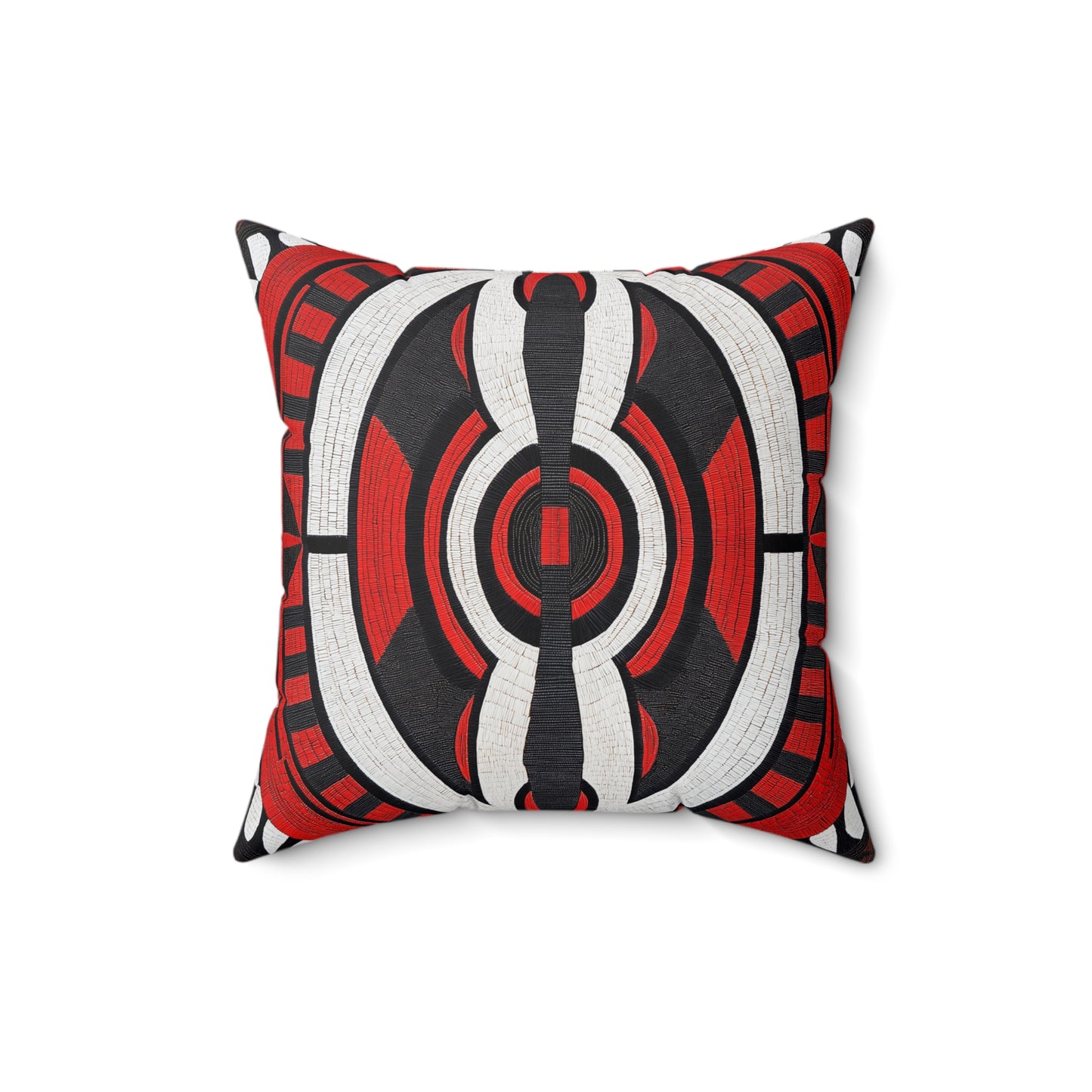 Bold Geometric Throw Pillow – Boho Modern Accent Cushion