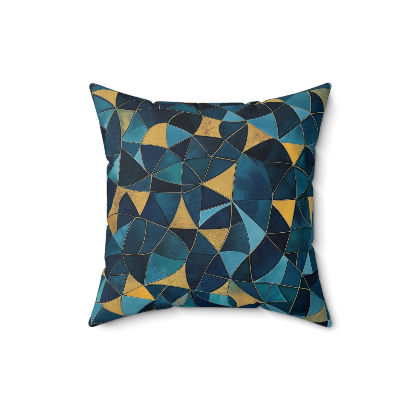 Modern Geometric Throw Pillow – Colorful Decorative Accent Cushion
