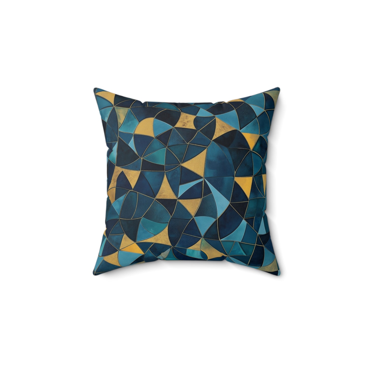 Modern Geometric Throw Pillow – Colorful Decorative Accent Cushion