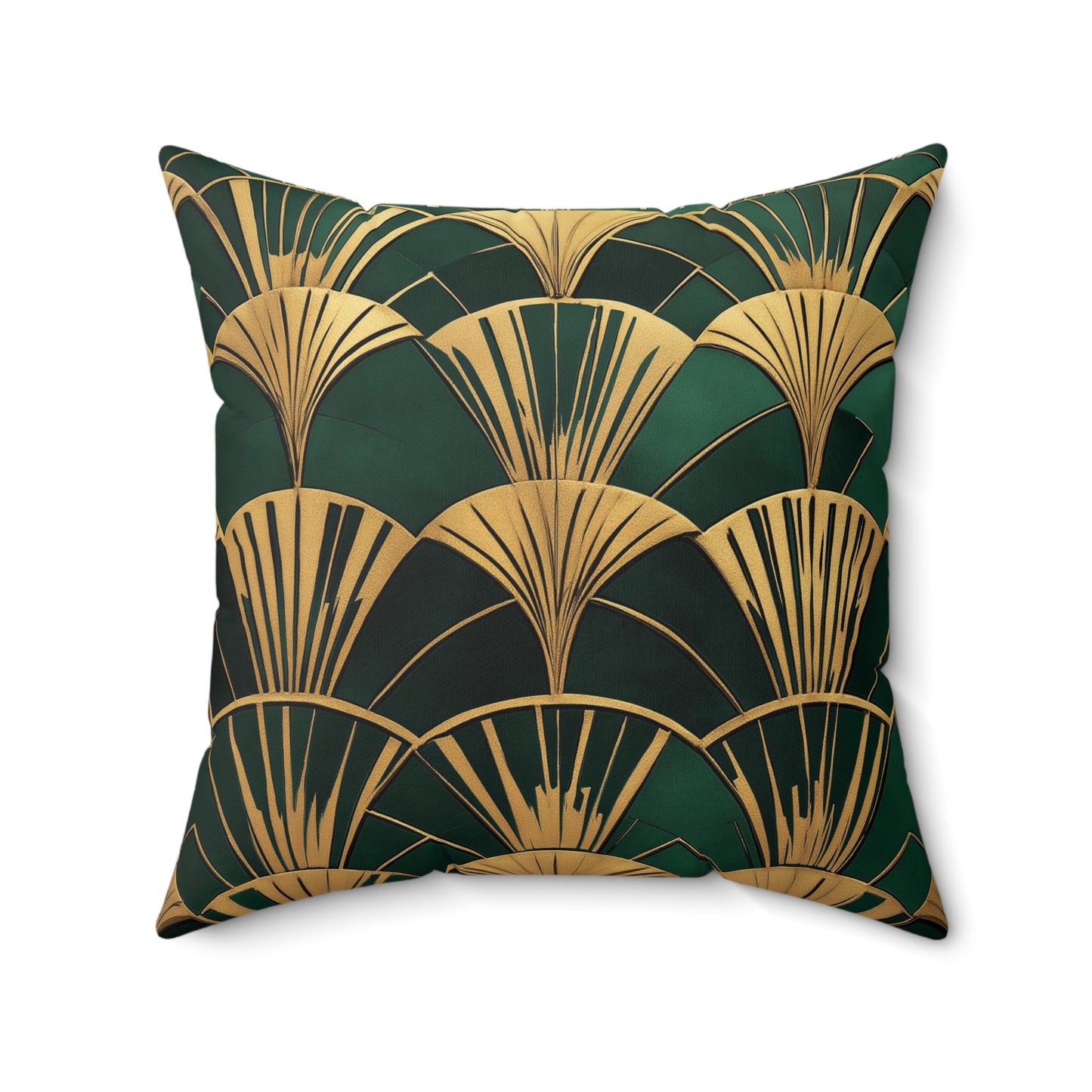 Art Deco Square Throw Pillow – Stylish Vintage-Inspired Accent Cushion