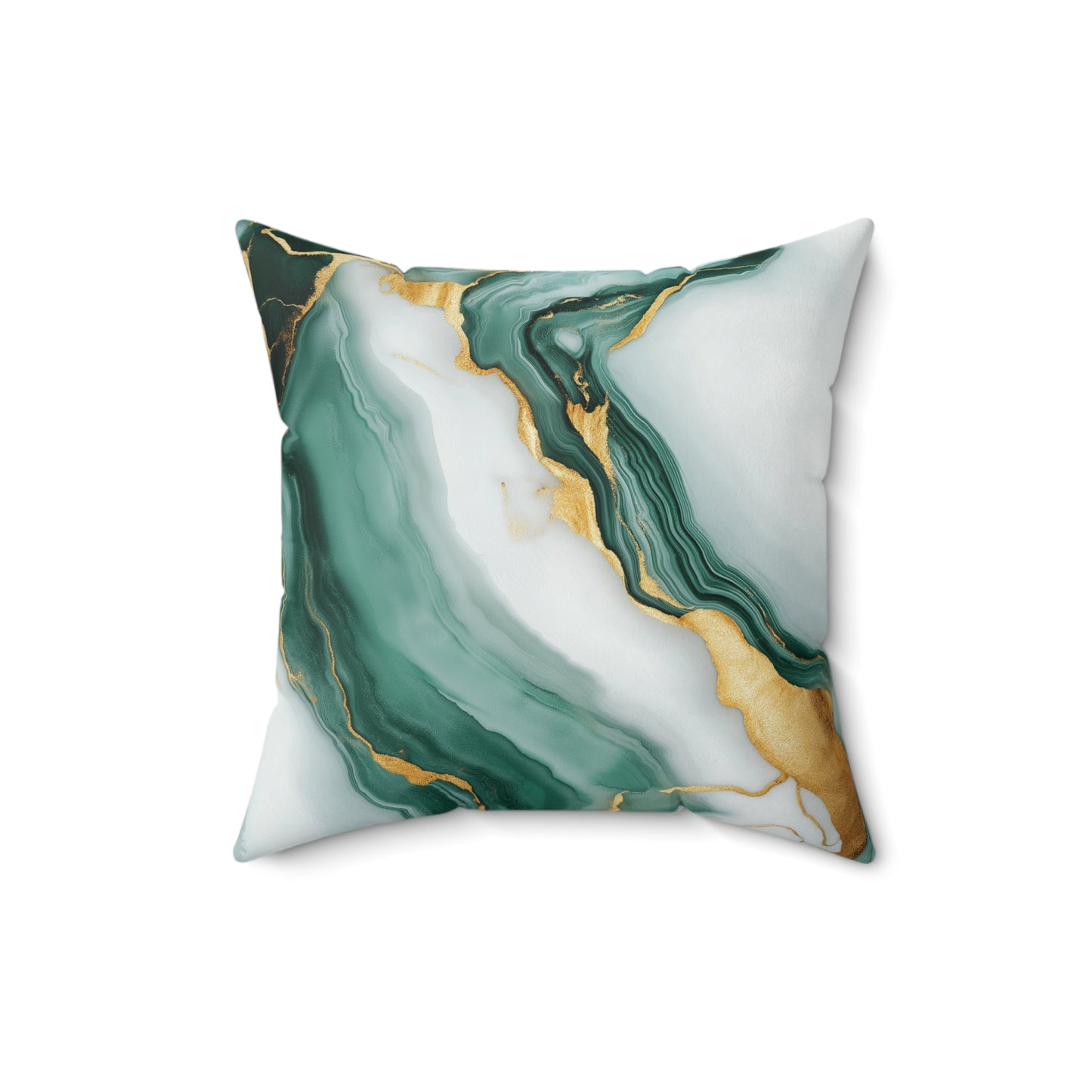 Marble Print Throw Pillow – Luxury Accented Cushion for Sofa or Bed