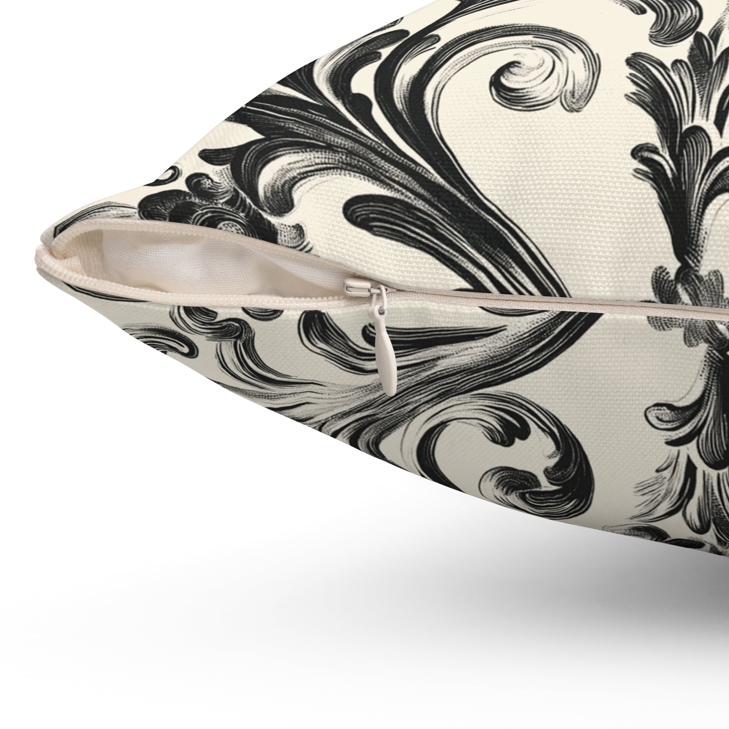 Vintage Floral Throw Pillow – Elegant Accent Cushion for Home Decor