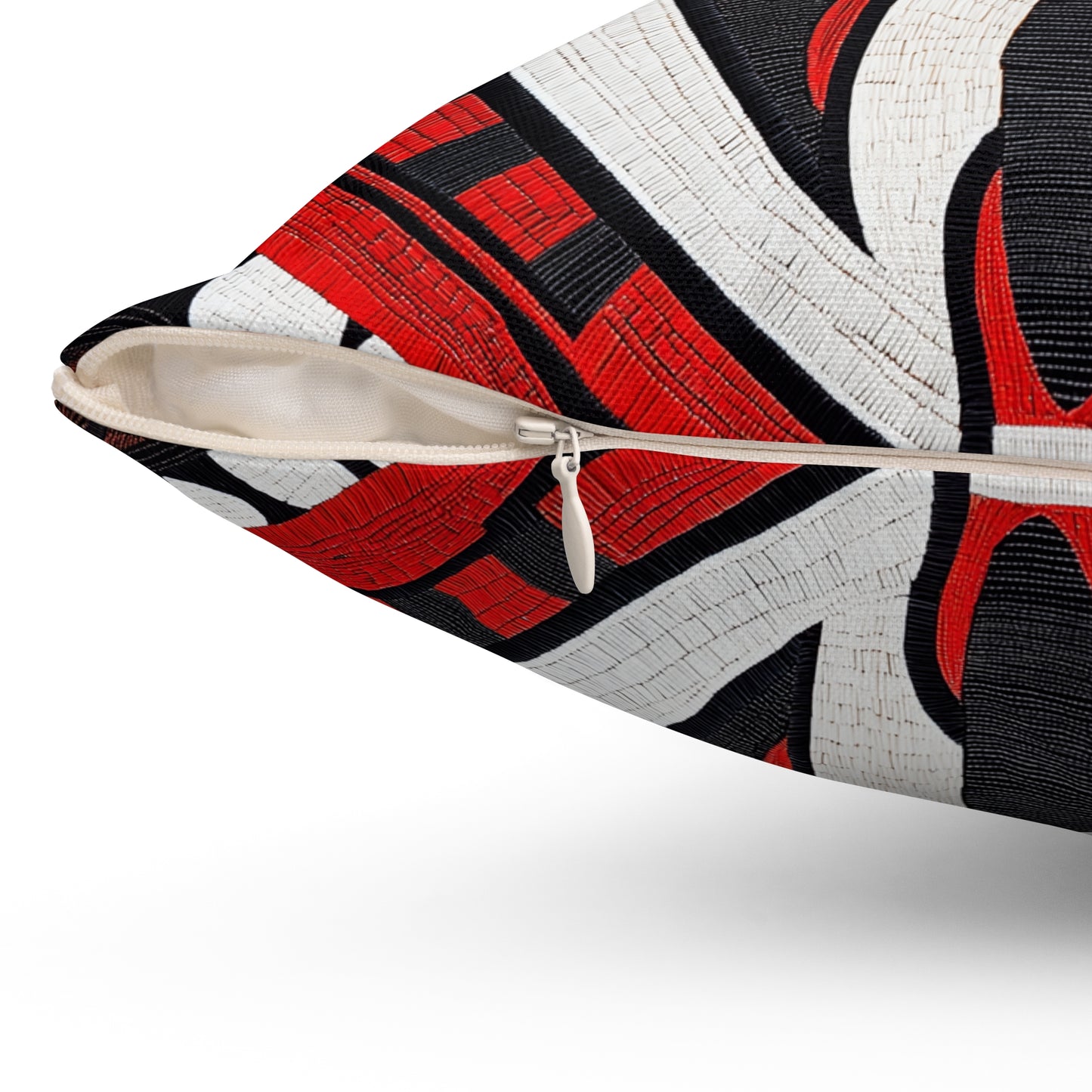 Bold Geometric Throw Pillow – Boho Modern Accent Cushion