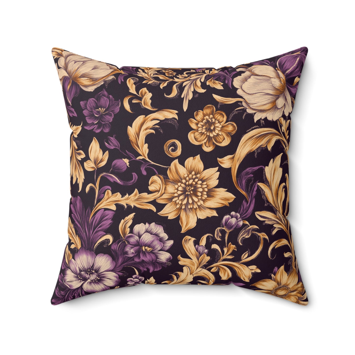 Elegant Floral Throw Pillow – Modern Accent Cushion for Home Decor