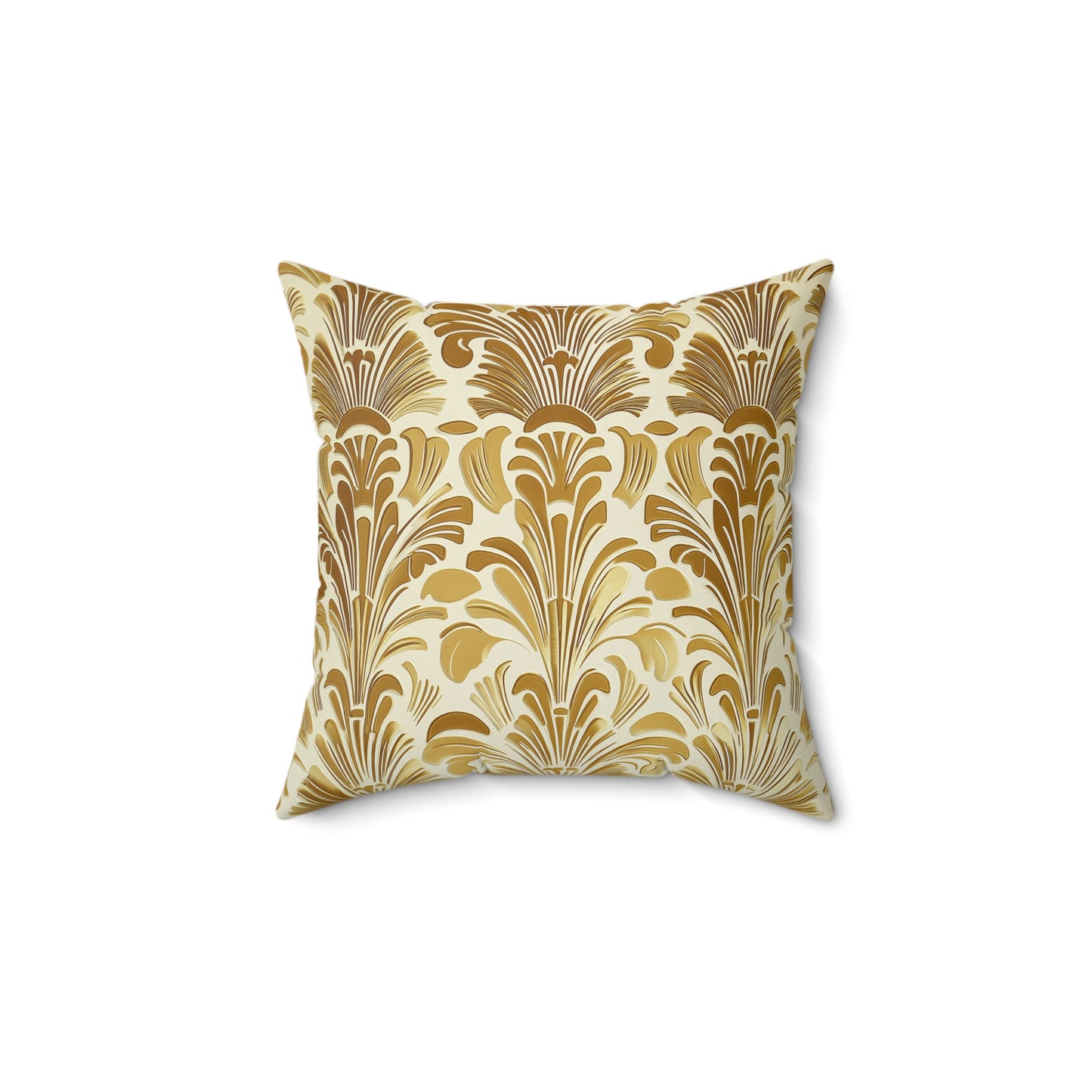 Bohemian Floral Square Throw Pillow – Vintage Accent Cushion for Living Room