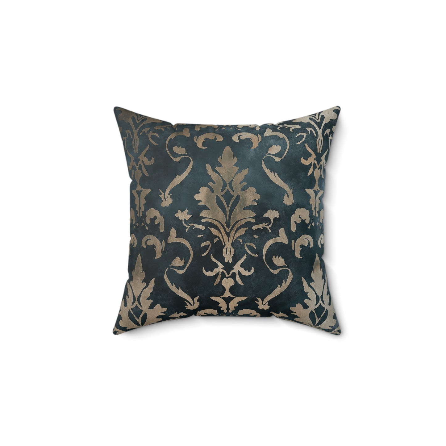 Damask Throw Pillow – Elegant Vintage-Style Accent Cushion