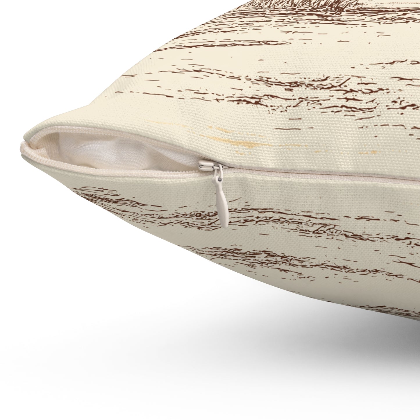 Sunset Landscape Throw Pillow – Boho Accent Cushion for Everyday Spaces