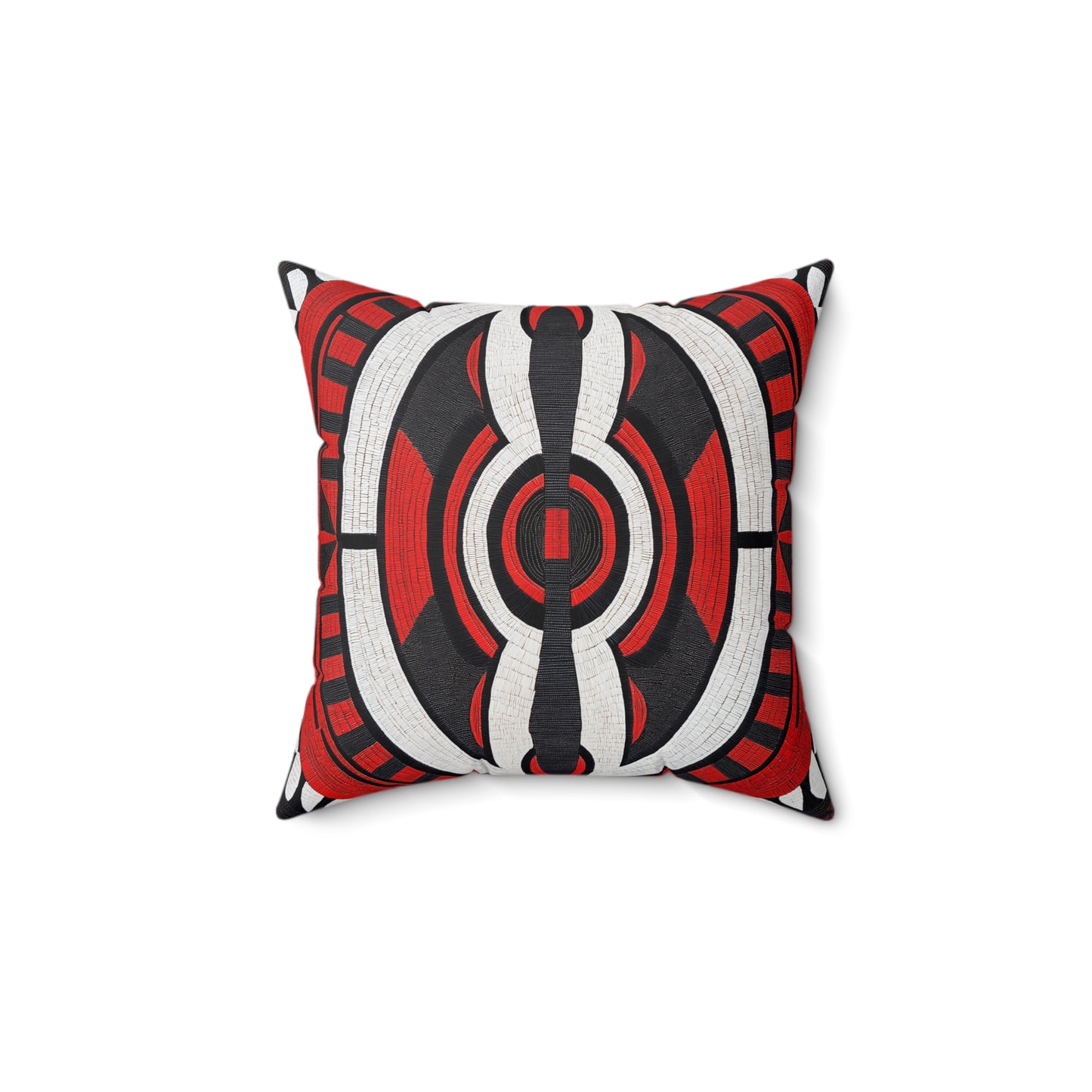 Bold Geometric Throw Pillow – Boho Modern Accent Cushion