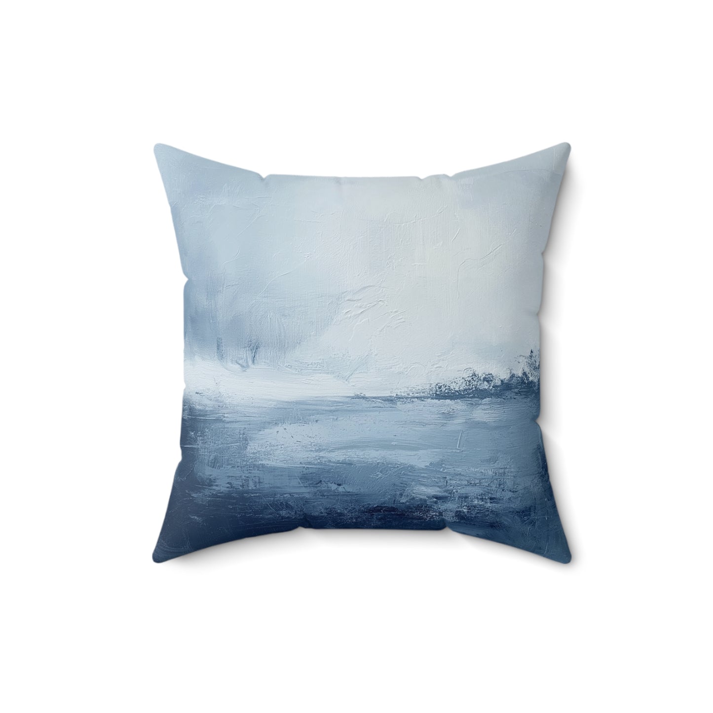Serene Coastal Abstract Pillow, Decorative Throw Pillow, Living Room Accent, Home Decor, Gift for Ocean Lovers, Modern Art Cushion
