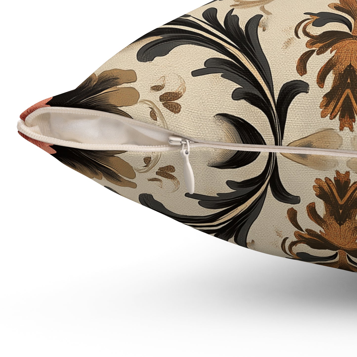 Vintage Floral Throw Pillow – Elegant Accent Cushion for Home