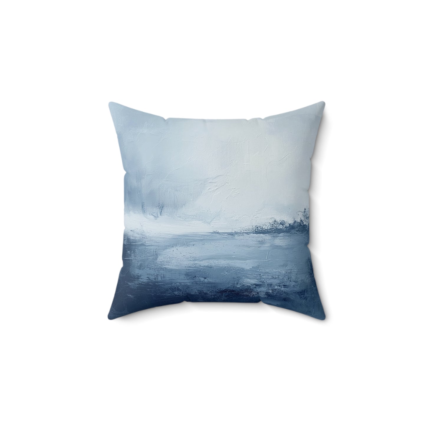 Serene Coastal Abstract Pillow, Decorative Throw Pillow, Living Room Accent, Home Decor, Gift for Ocean Lovers, Modern Art Cushion