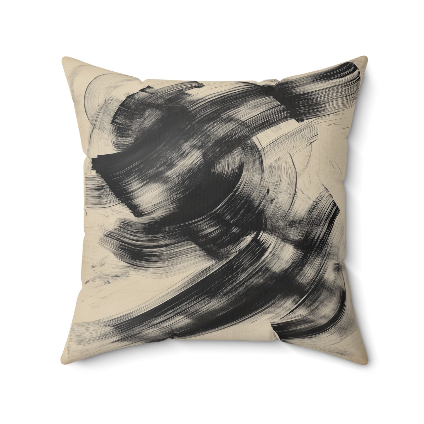 Modern Abstract Throw Pillow – Contemporary Art Accent Cushion