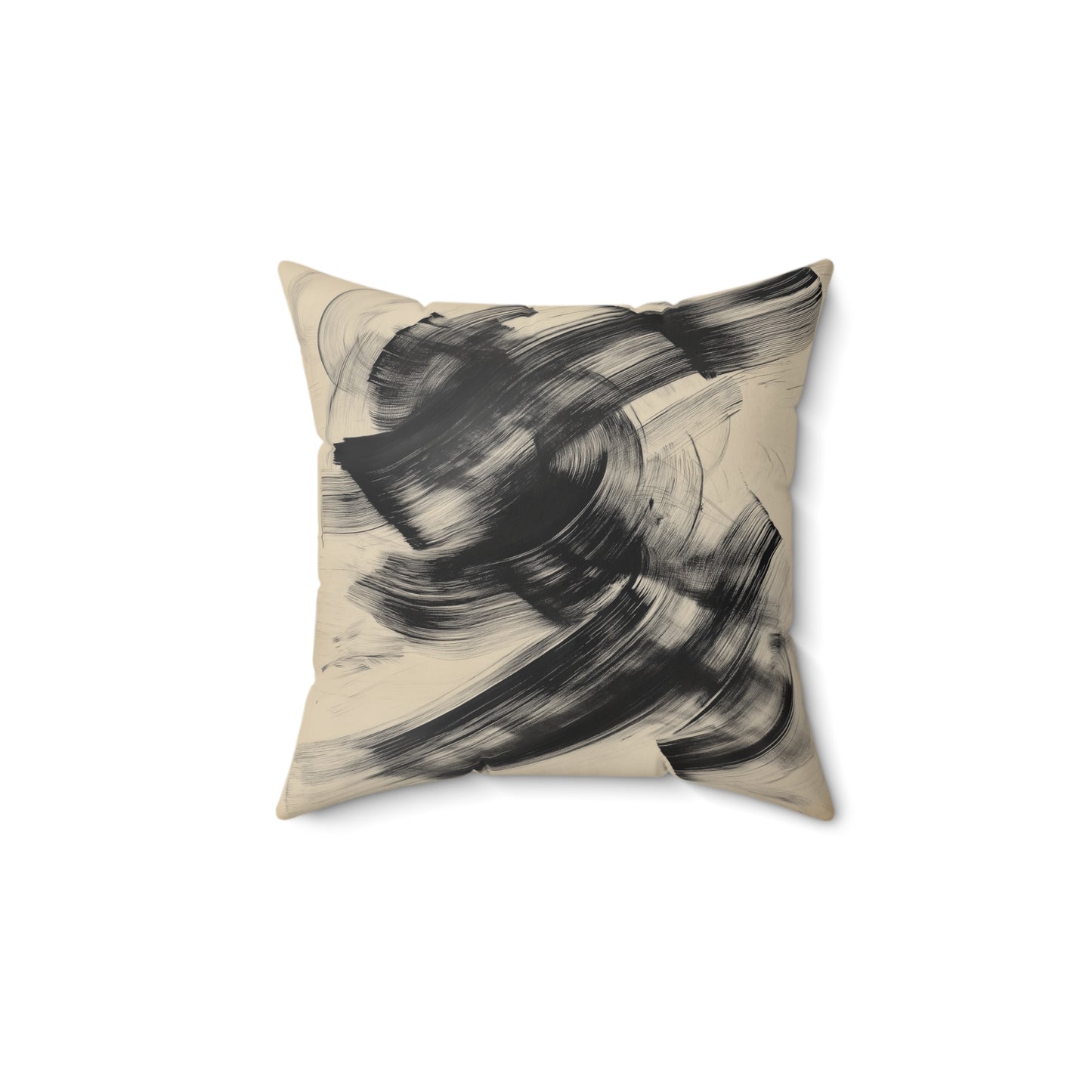 Modern Abstract Throw Pillow – Contemporary Art Accent Cushion