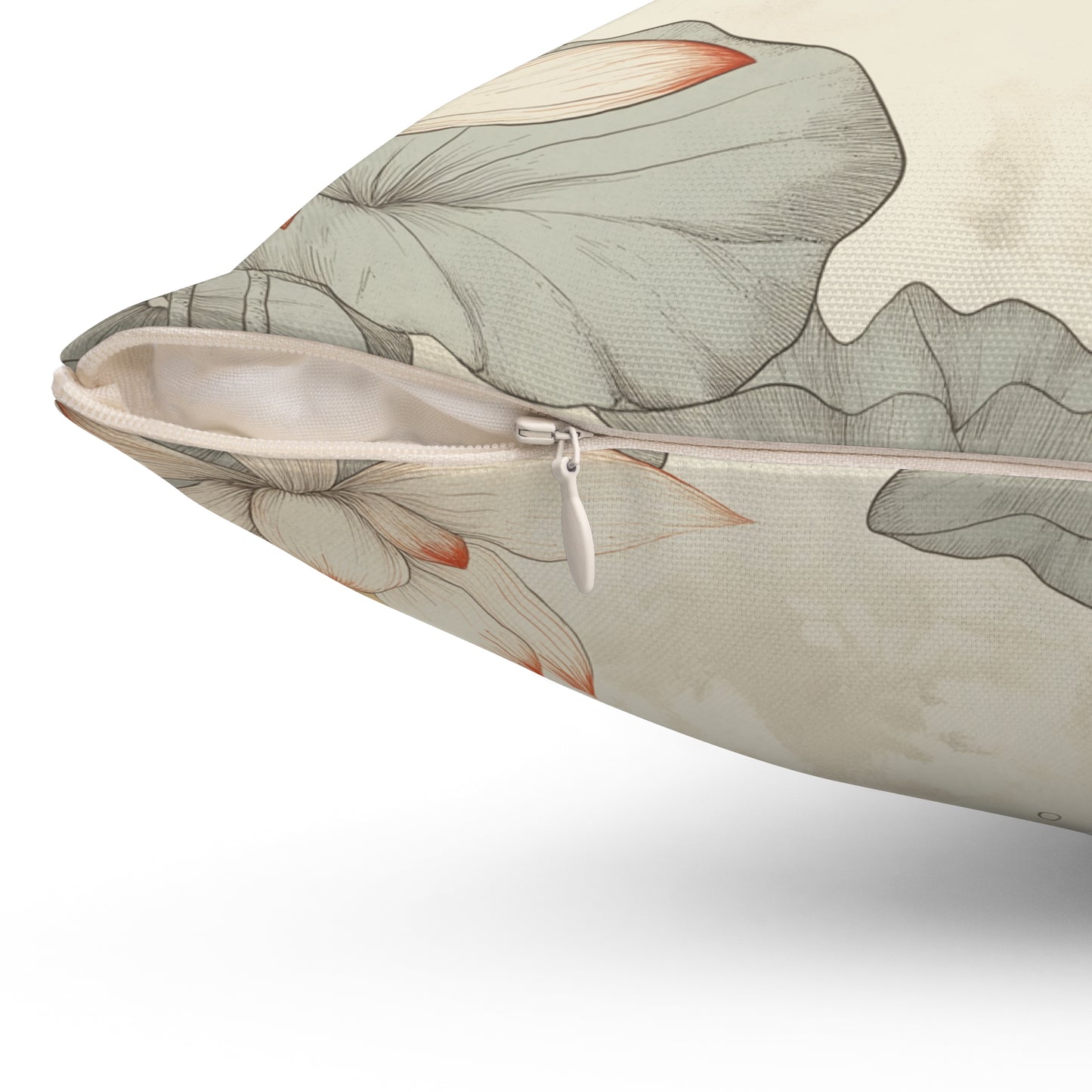 Koi Fish Throw Pillow – Japanese-Style Accent Cushion for Living Room