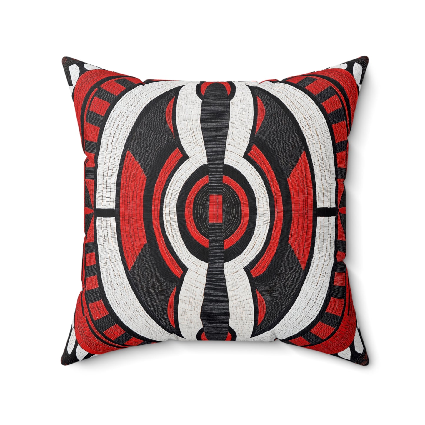 Bold Geometric Throw Pillow – Boho Modern Accent Cushion