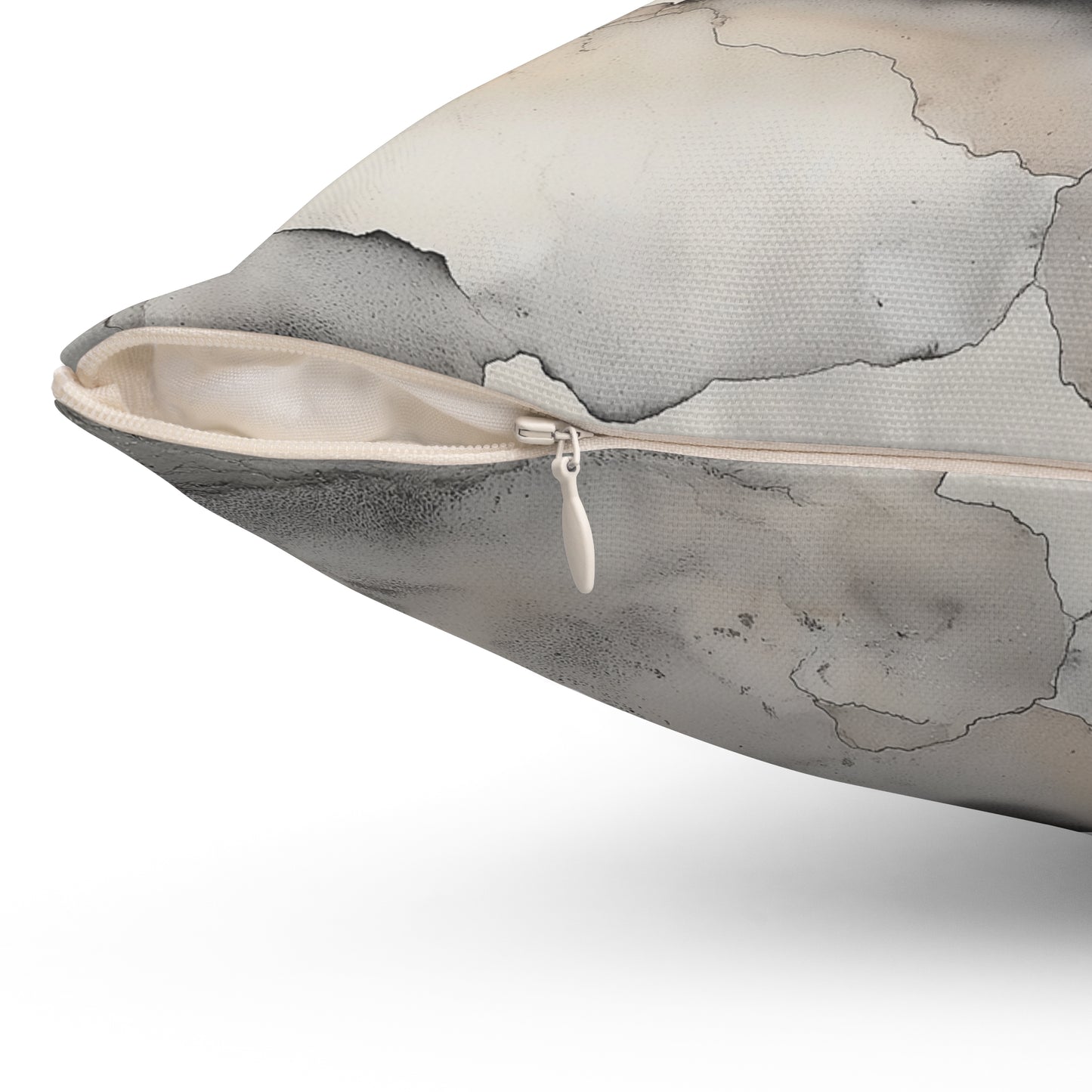 Marble Print Throw Pillow – Modern Cushion for Sofa or Bedroom