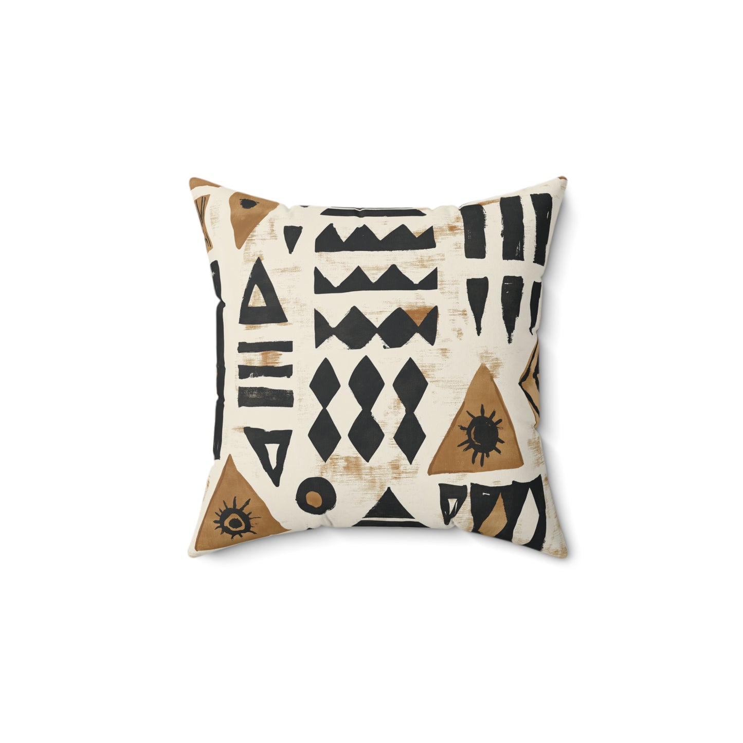 Boho Geometric Throw Pillow – Modern Accent Cushion for Sofa or Bed