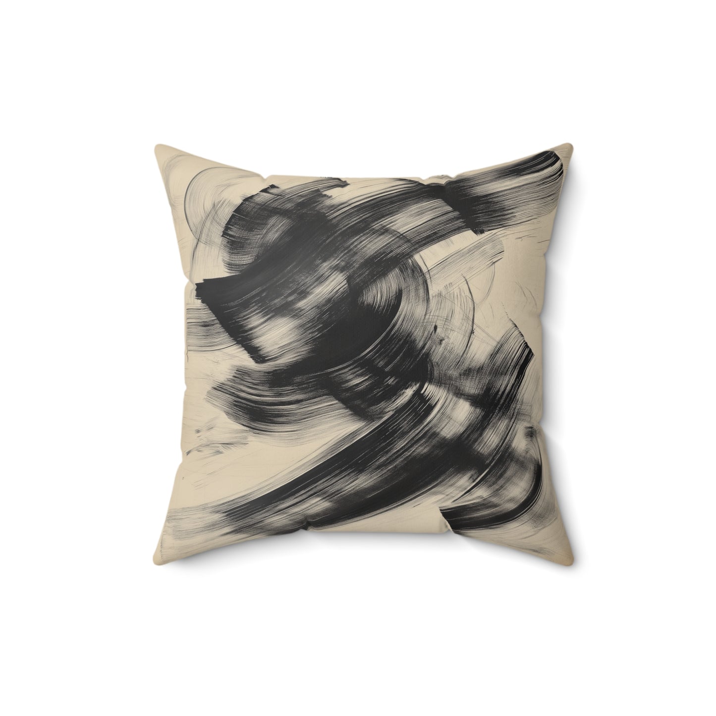 Modern Abstract Throw Pillow – Contemporary Art Accent Cushion