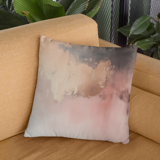 Abstract Blush Decorative Pillow - Perfect for Home Decor, Couch Cushion, Gift Idea, Boho Style, Living Room Accent