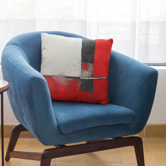 Modern Abstract Pillow Cover with Bold Red and Black Design, Contemporary Home Decor, Cozy Throw Pillow, Art-Inspired Cushion, Gift [...]