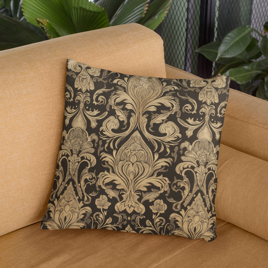 Elegant Vintage Floral Throw Pillow, Decorative Cushion for Home Decor, Luxurious Pillow for Living Room, Antique Style Pillow, [...]