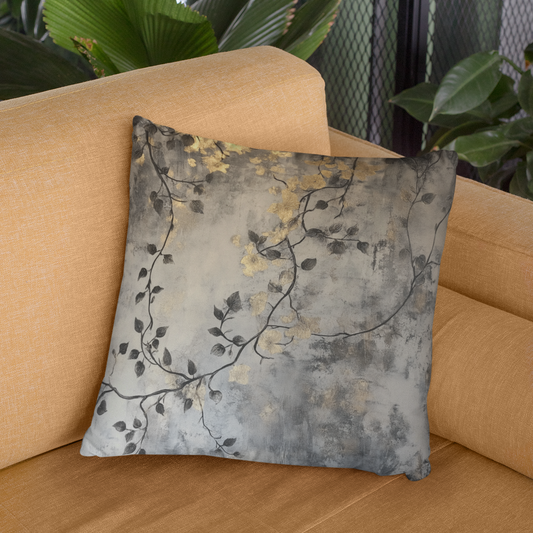 Elegant Floral Throw Pillow, Cozy Home Decor, Gift for Home Lovers, Modern Accent Pillow, Housewarming Decoration