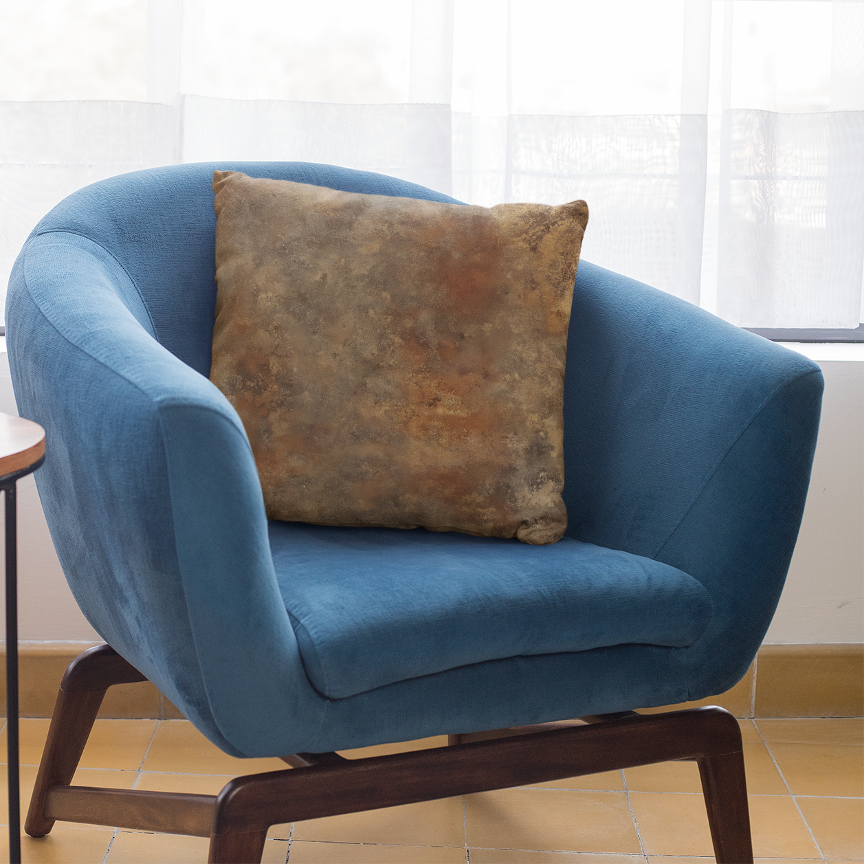 Rustic Throw Pillow – Farmhouse Accent Cushion for Autumn & Home