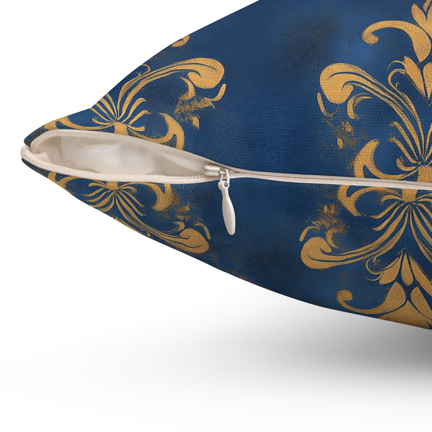 Elegant Fleur-de-Lis Decorative Throw Pillow – Chic Home Accent Cushion